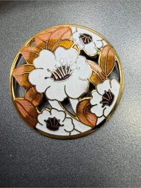 Vintage Cloisonné Brooch #159clo
